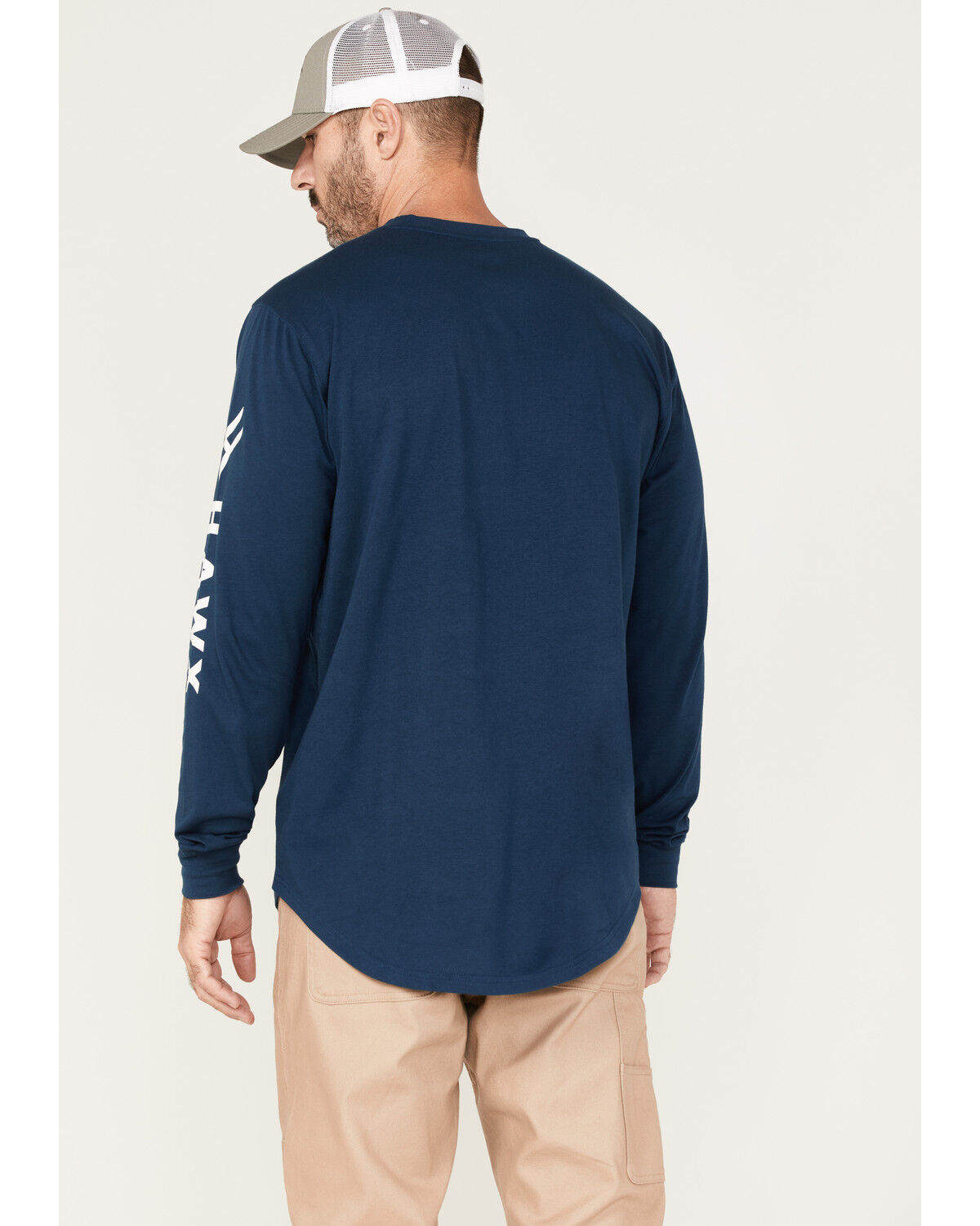 Image #4 - Hawx Men's Logo Graphic Work T-Shirt, Dark Blue, hi-res