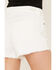 Image #4 - Cleo + Wolf Women's High Rise Distressed Shorts, White, hi-res