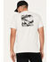 Brixton Men's Alpha Square Logo Graphic T-Shirt, Silver, hi-res