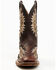 Image #4 - Dan Post Men's 11" Desert Goat Western Performance Boots - Broad Square Toe, Brown, hi-res