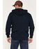 Image #4 - Carhartt Men's FR Force Original Fit Zip-Front Hooded Work Jacket, Navy, hi-res