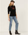 Blended Women's Keep Rollin Black Graphic Hoodie Sweater, Black, hi-res