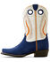 Image #2 - Ariat Boys' Futurity Fort Worth Western Boots - Square Toe , Blue, hi-res