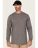 Image #4 - Hawx Men's Roughneck Long Sleeve Graphic Work T-Shirt, Medium Grey, hi-res