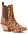 Image #1 - Ariat Women's Shiloh Hairon Deer Print Booties - Round Toe, , hi-res