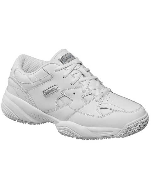 Skidbuster Women's Waterproof Athletic Work Shoes - Round Toe, White, hi-res