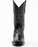 Cody James Men's Exotic Ostrich Leg Western Boots - Medium Toe, Black, hi-res