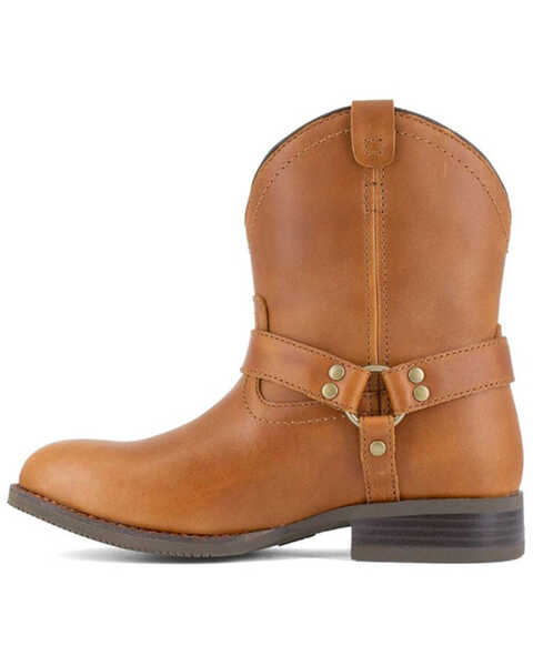 Image #3 - Frye Women's Safety-Crafted Harness Work Boots - Steel Toe, Brown, hi-res