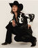 Image #3 - Azalea Wang Women's Robot Cowgirl Button-Down Trench Coat, Black, hi-res