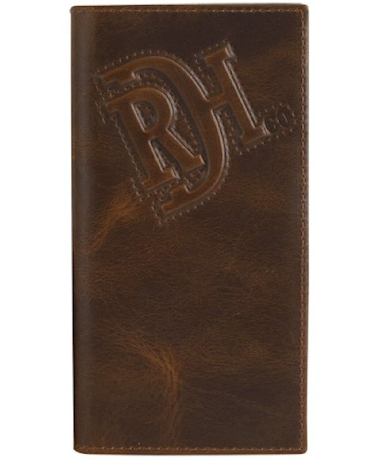 Image #1 - Red Dirt Hat Men's Raised Logo Rodeo Wallet, Brown, hi-res