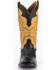 Image #4 - Ferrini Men's Nash Exotic Ostrich Leg Western Boots - Square Toe, Black, hi-res
