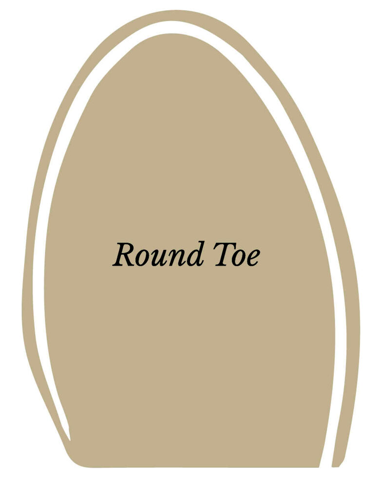 Roper Tan Ostrich Print Cowgirl Boots - Round Toe , Tan, hi-res
