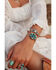 Broken Arrow Women's Concho Cuff, Silver, hi-res