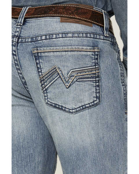 Image #4 - Cody James Men's Nashville Stretch Stackable Straight Jeans , Light Medium Wash, hi-res