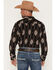 Image #4 - Ariat Men's Retro Holbert Southwestern Corduroy Long Sleeve Snap Western Shirt, Black, hi-res