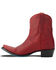 Image #3 - Lane Women's Emma Jane Western Booties - Snip Toe, Ruby, hi-res