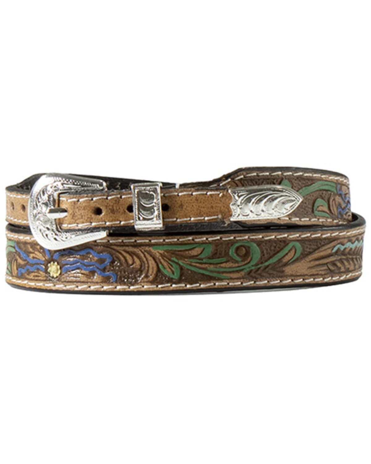 Image #1 - Shyanne Women's Tooled Hat Band, Brown, hi-res