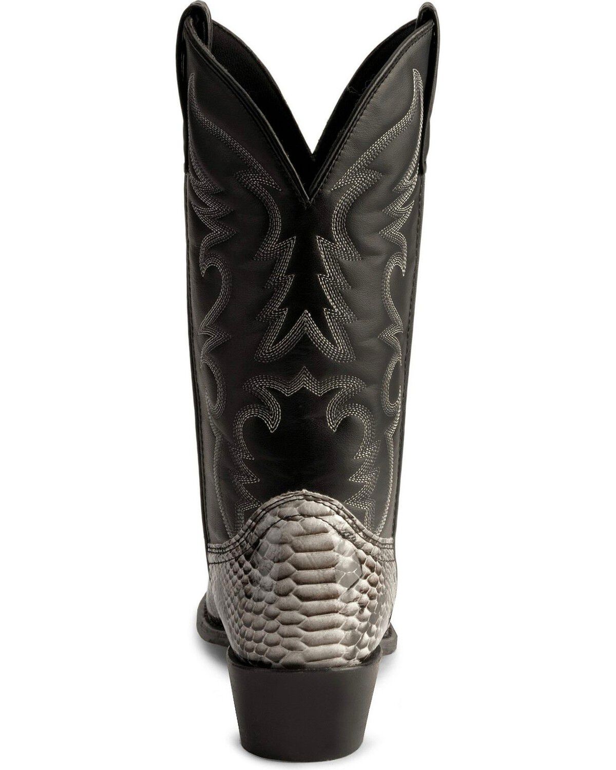 Image #7 - Laredo Men's Monty Snake Print Western Boots - Round Toe, Natural, hi-res
