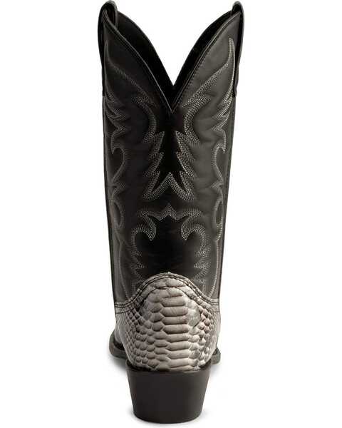 Image #7 - Laredo Men's Snake Print Western Boots - Pointed Toe, Natural, hi-res
