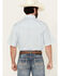 Image #4 - Wrangler Men's Plaid Print Short Sleeve Snap Western Shirt, White, hi-res