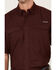 Image #3 - Ariat Men's VentTEK Outbound Short Sleeve Button-Down Shirt - Big, Burgundy, hi-res