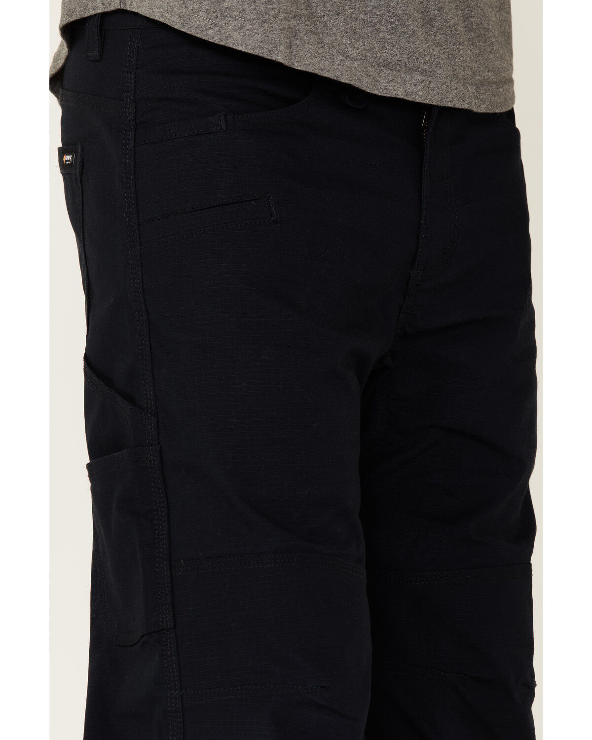 Image #2 - Hawx Men's Navy Ripstop Stretch Work Pants, Navy, hi-res