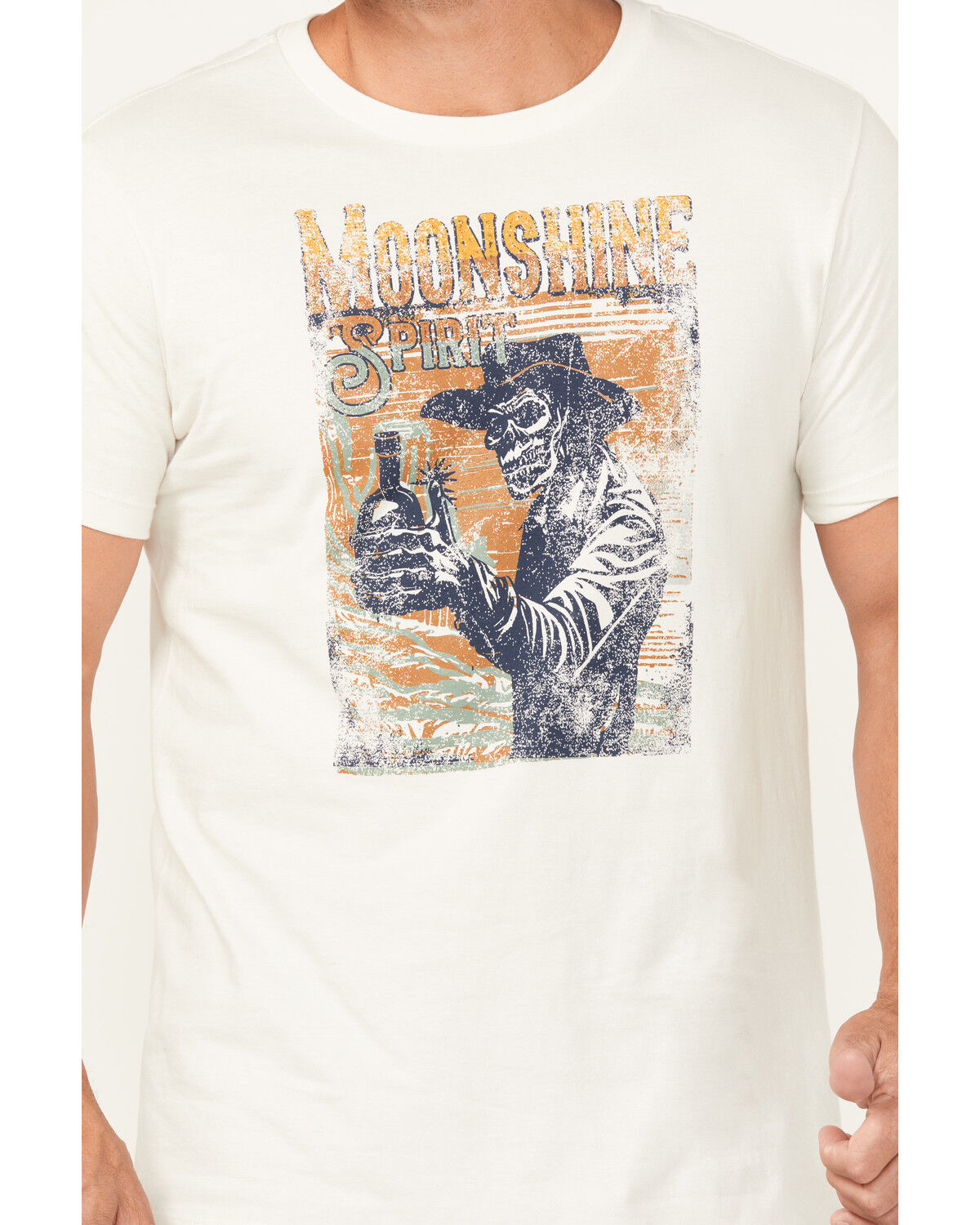 Image #3 - Moonshine Spirit Men's Thumbs Up Short Sleeve Graphic T-Shirt, Tan, hi-res