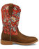 Image #2 - Hooey by Twisted X Girls' Floral Western Boots - Broad Square Toe , Red, hi-res