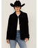 Image #1 - Scully Women's Solid Fringe Blazer, Black, hi-res