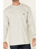 Image #3 - Carhartt Men's FR Long Sleeve Pocket Work Shirt, Grey, hi-res
