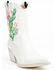 Image #1 - Golo Women's Jesse Cactus Western Booties - Snip Toe, White, hi-res