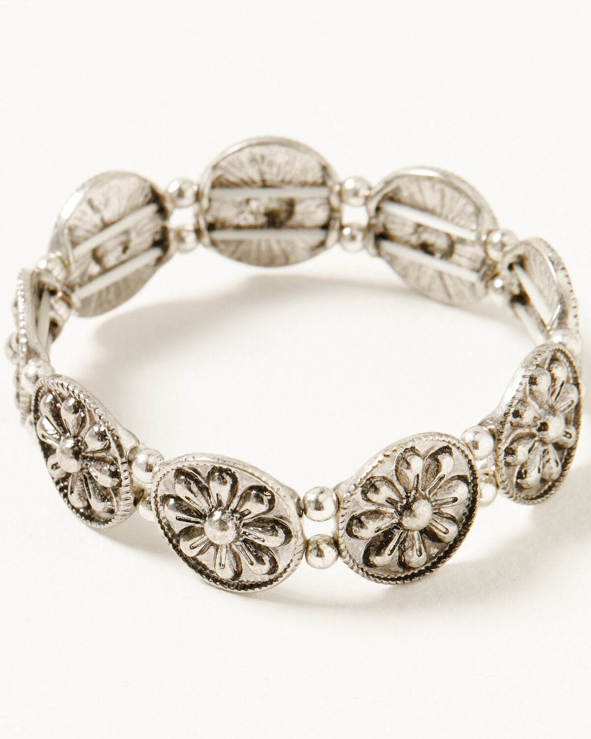 Image #6 - Shyanne Women's Luna Bella Concho Bracelet Set - 5 Piece, Silver, hi-res