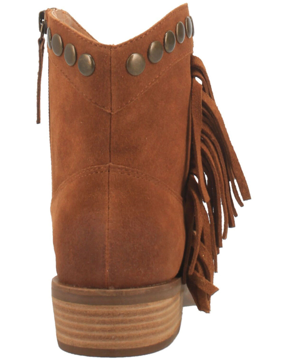 Image #4 - Dingo Women's Lonestar Fashion Booties - Round Toe, Brown, hi-res
