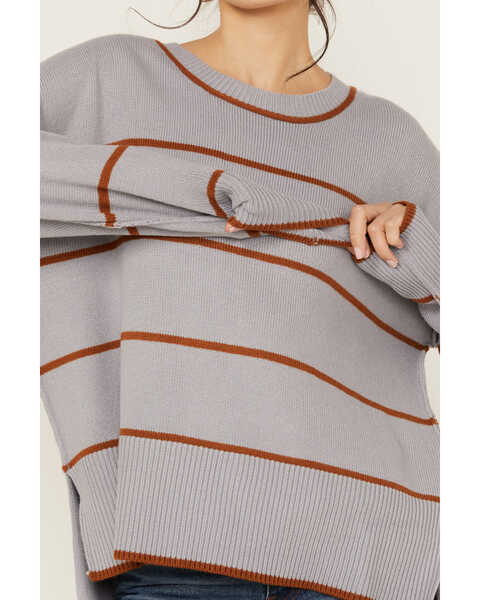 Image #3 - Wishlist Women's Striped Sweater , Blue, hi-res