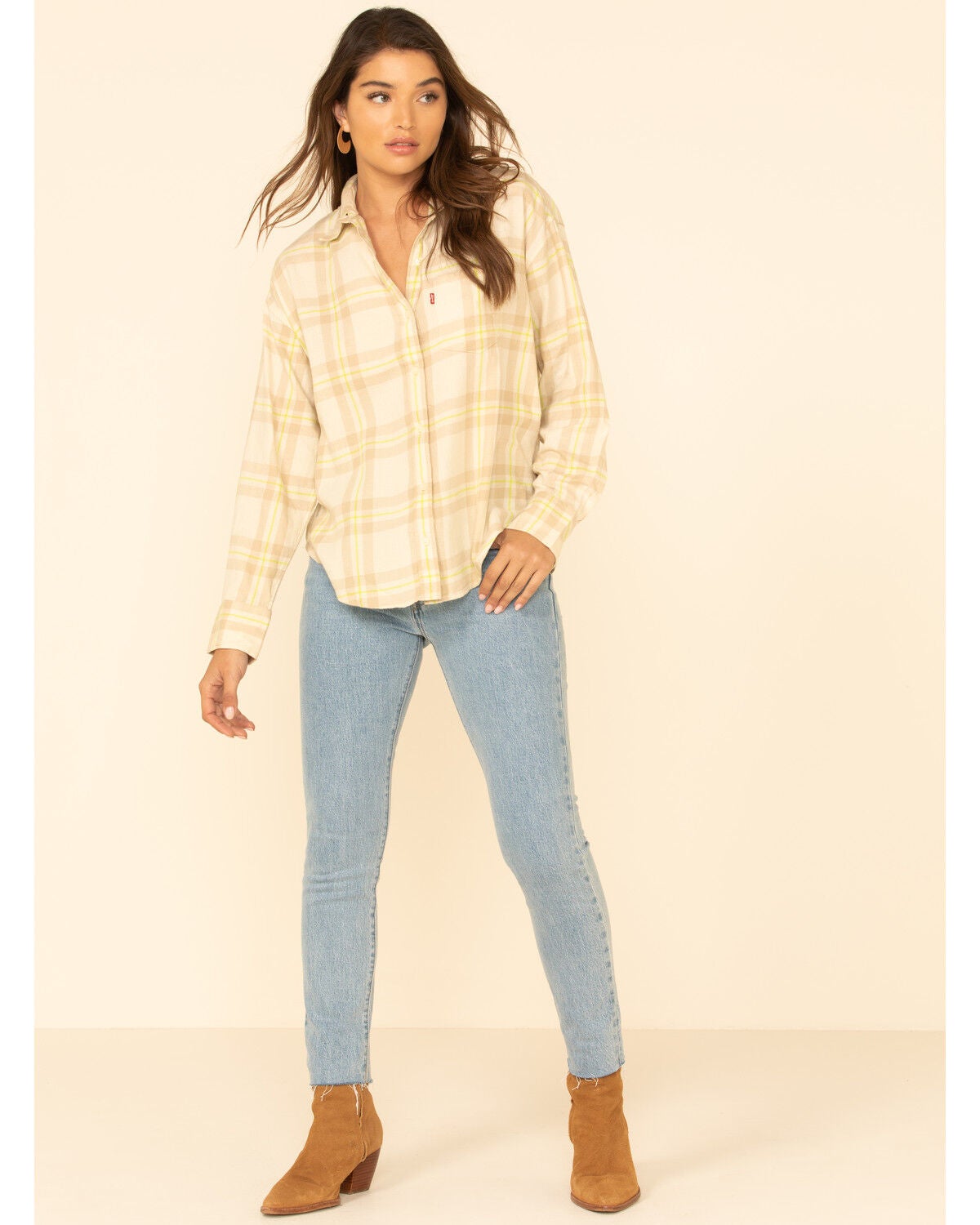 levi's womens flannel shirts