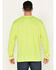 Image #4 - Hawx Men's High-Visibility Long Sleeve Work Shirt, Yellow, hi-res