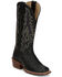 Image #1 - Tony Lama Women's Estella Western Boots - Square Toe, Black, hi-res