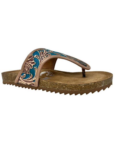Image #1 - Very G Women'a Darla Sandals, Turquoise, hi-res