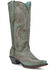 Image #1 - Corral Women's Studded Tall Western Boots - Snip Toe, Turquoise, hi-res