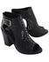 Image #10 - Milwaukee Performance Women's Platform Heel Mesh Top Sandals, Black, hi-res