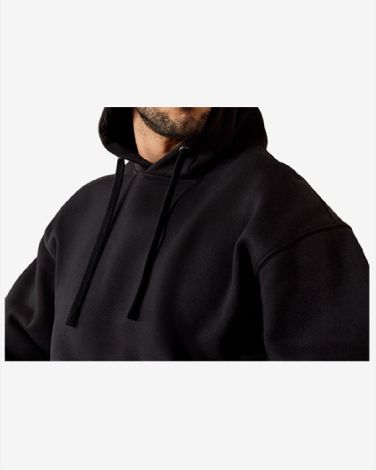 Image #3 - Ariat Men's Rebar Workman Bearded Skull Hoodie, Black, hi-res