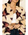 Image #4 - Band Of Gypsies Women's Ivory Star Faux Fur Jacket , , hi-res