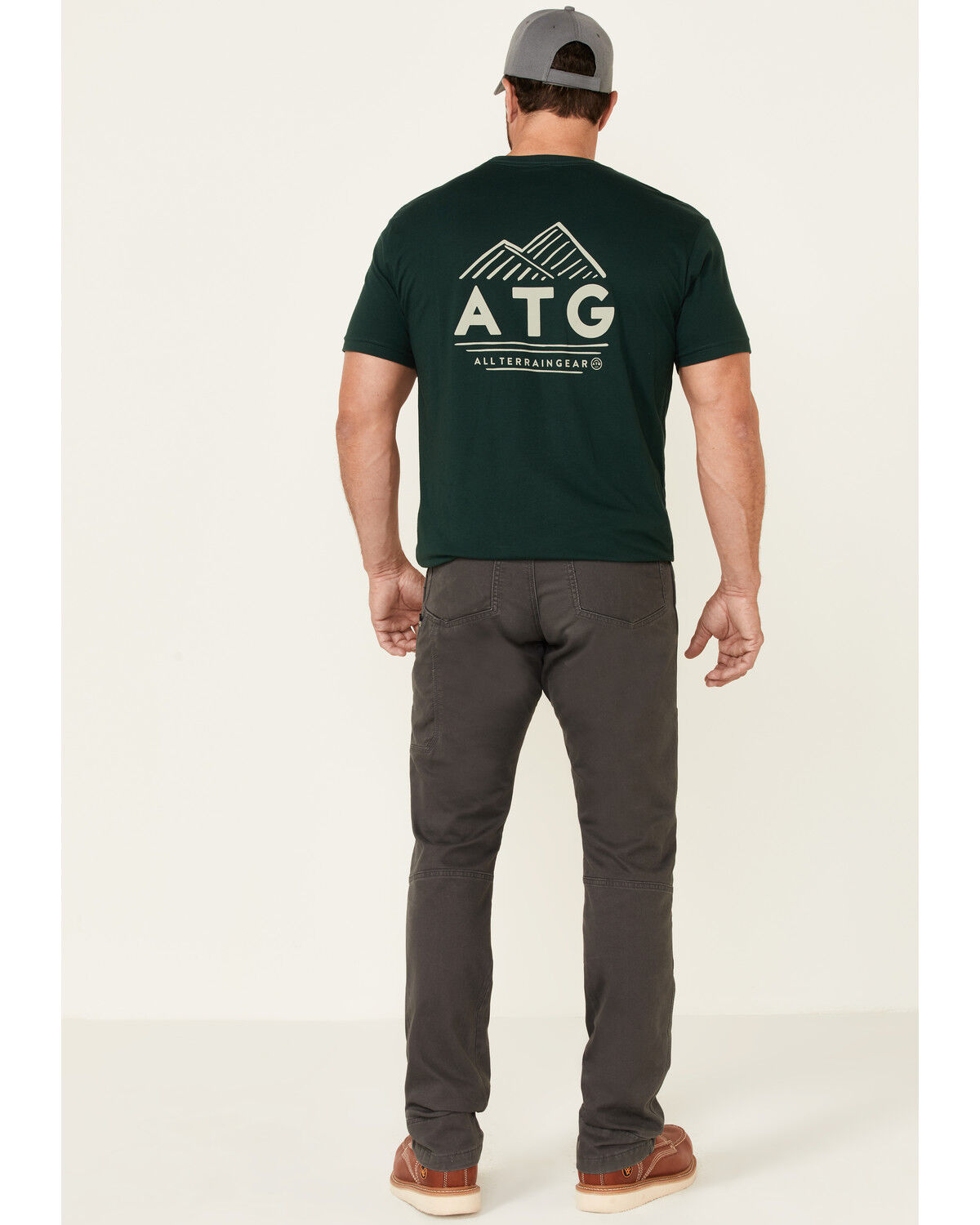 Image #2 - ATG by Wrangler Men's All-Terrain Reinforced Utility Pants, Grey, hi-res