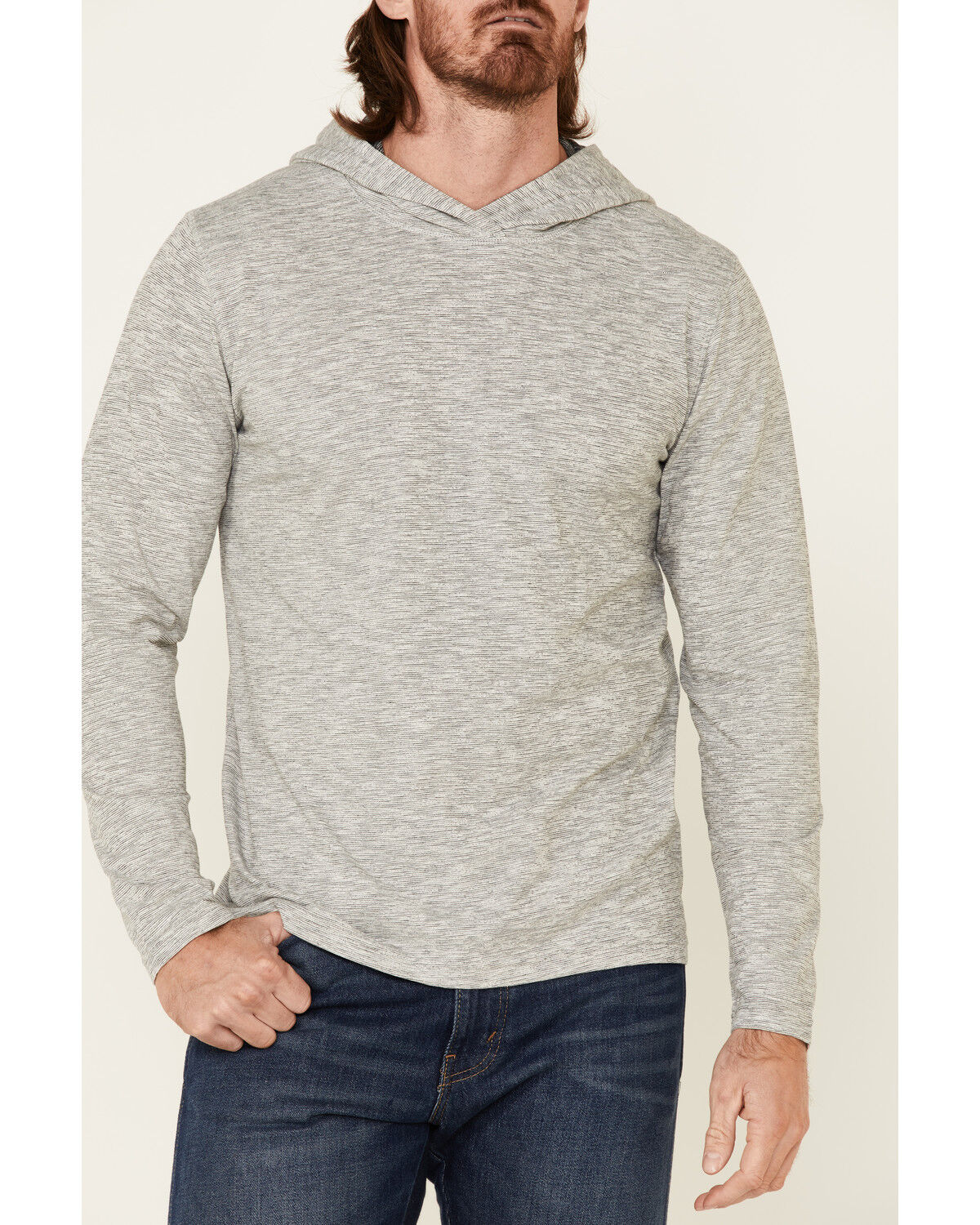 Image #3 - North River Men's Solid Hooded Shirt, Green, hi-res
