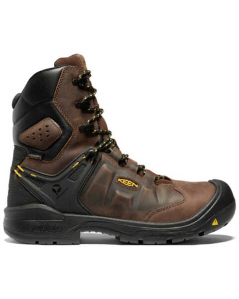 Keen Men's Dover Waterproof Work Boots - Carbon Toe, Brown, hi-res