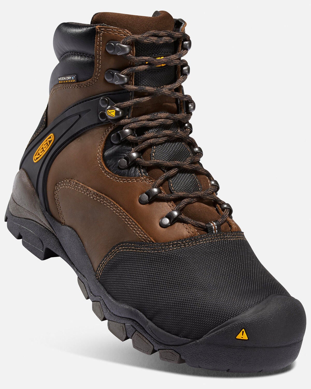 Keen Men's Louisville Met Guard Work Boots - Steel Toe, Brown, hi-res