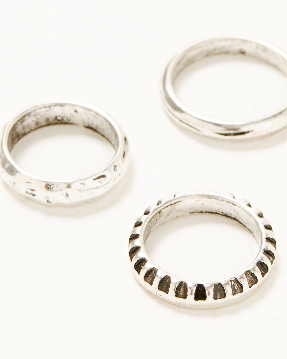 Image #4 - Shyanne Women's Southwestern Antique Cross Ring Set, Silver, hi-res