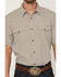 Image #3 - Gibson Trading Co Men's Sedona Tile Geo Print Short Sleeve Snap Western Shirt - Big, Brown, hi-res