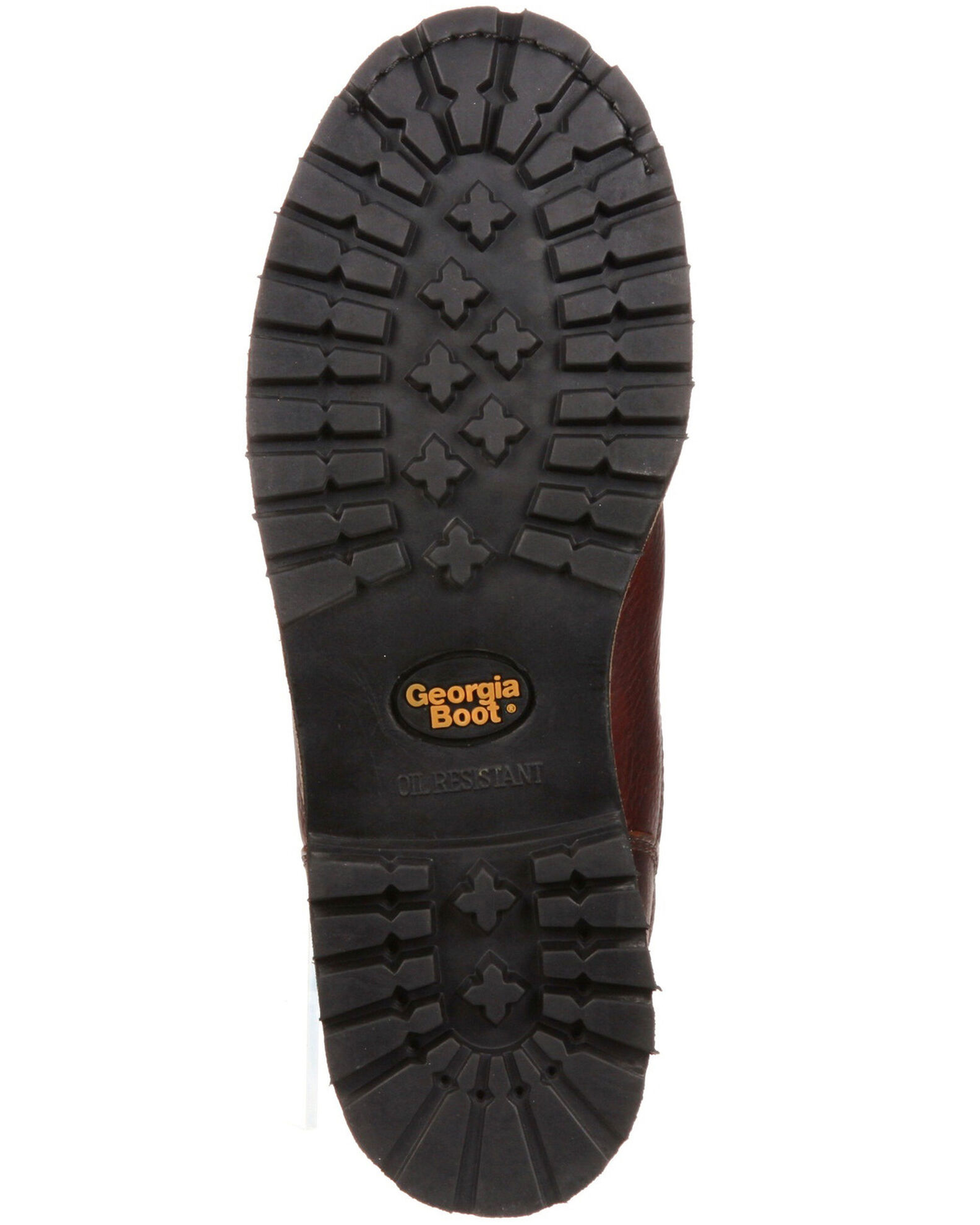 Image #7 - Georgia Boot Men's 6" Waterproof Lace-To-Toe Work Boots - Soft Toe, Brown, hi-res