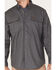 Wrangler Riggs Workwear Men's Long Sleeve Button-Down Work Shirt, Charcoal, hi-res